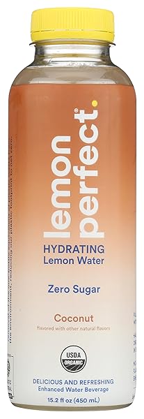 LEMON PERFECT ORGANIC COCONUT LEMON WATER, 15.2 FZ