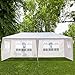 Teekland 10'x20' Outdoor Canopy Party Wedding Tent,Sunshade Shelter,Outdoor Gazebo Pavilion with 4 Removable Sidewalls