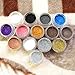 SaiDeng 1PCS Eye Loose Glitter Powder Shimmer Powder Eye Shadow Pigments Palette Cosmetic Color 12
