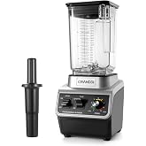 CRANDDI Professional Smoothie Blender, 80oz Countertop Blenders for Smoothies, Shakes &amp; Ice Crushing, 1500W Compact Commercial Kitchen Blender with Stainless Steel Blade, 120V, K96