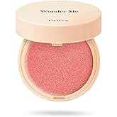 Pupa Milano Wonder Me Blush, 001 Thrill Me, Glow, 0.141 oz - Smooth Texture - Blends Easily - No Powdery Effect - Talc-Free - Paraben-Free - Enriched with Hyaluronic Acid - Powder Make Up