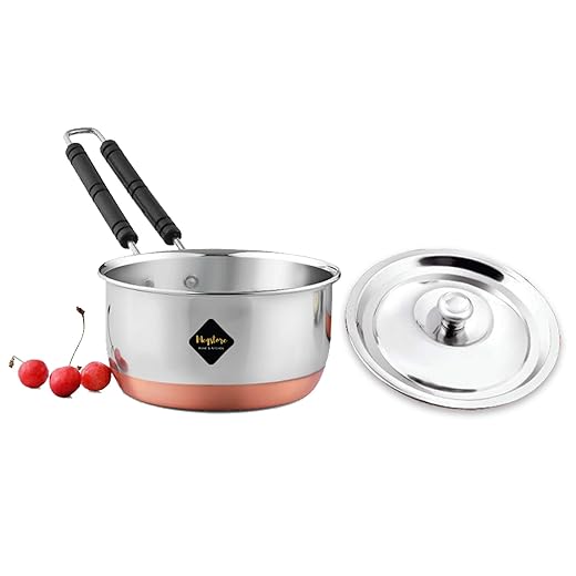 Deal of The day - Stainless Steel Sauce Pot with lid, 1.7 L