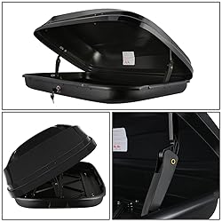DNA MOTORING Rooftop Cargo Box Carrier Lockable