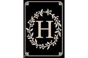 Briarwood Lane Classic Monogram Letter H Garden Flag Everyday 12.5" x 18"