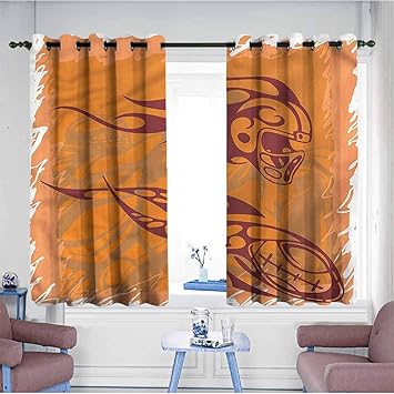 Amazon Com Vividx Sports Curtains Kids Curtains Tribal Bohemian