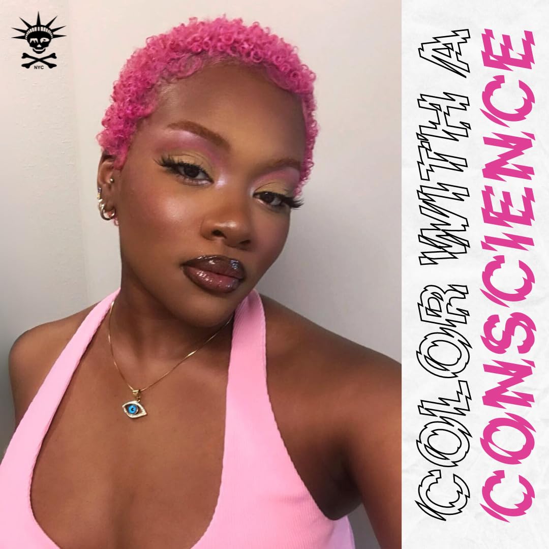 MANIC PANIC Classic Hot Hot Pink Semi Permanent Hair Color - Neon Pink Hair Dye for Women & Men That Lasts 4-6 Weeks - Vegan, Ammonia & Cruelty-Free - Create & Mix Custom Shades (4oz / 3pk)
