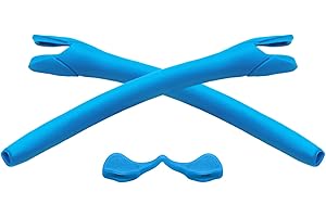 Vonxyz Earsocks Nose Piece Replacement for Oakley Radar EV Path OO9208 Sunglass - Sky Blue