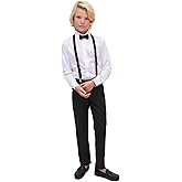 Lilax Boys Formal Slim Fit Boy Pant Set of 4 Pcs, Gentleman Wedding Outfits, Formal Dress Set
