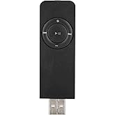 MP3 Player, Compact WMA Media Portable USB MP3 Player for Listening to Music(Black)