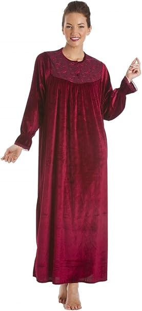 Chemise de nuit velours femme Clearance