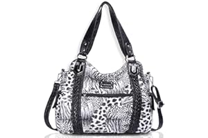 Angel Barcelo Roomy Fashion Hobo Womens Handbags Ladies Purse Satchel Shoulder Bags Tote Washed Leather Bag