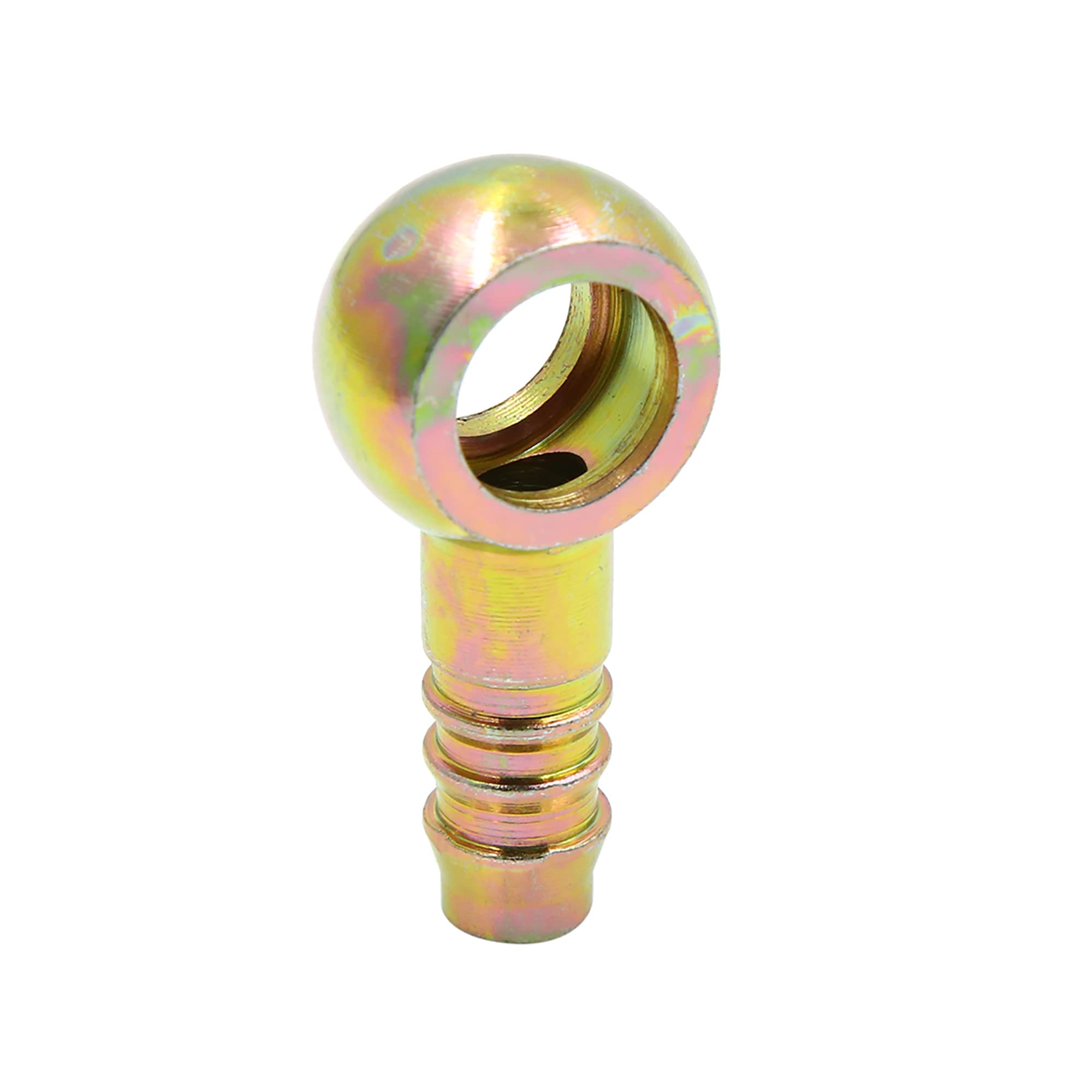 X AUTOHAUX 3/8" 10mm ID Hose Barb 14mm Banjo Fitting Fuel Brake Line Adapter