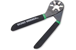 LOGGERHEAD Tools 8" Bionic Wrench | 14 Wrenches in 1 | Grabs Bolt On All Six Sides | Patented Design Multiplies Gripping Force | Great Gifts for Men, Dad, Gadgets for men