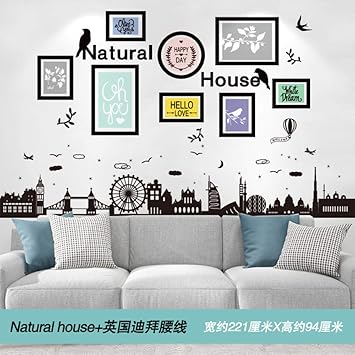 Pegatinas De Pared Creativas Decoracion De La Pared Del Dormitorio