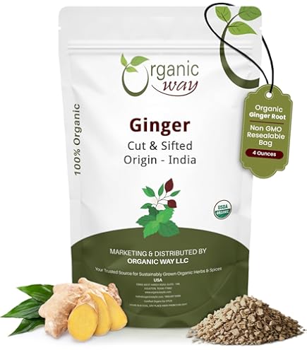 JustIngredients Essentials Ginger Ground, 500 G - Pack Of 2