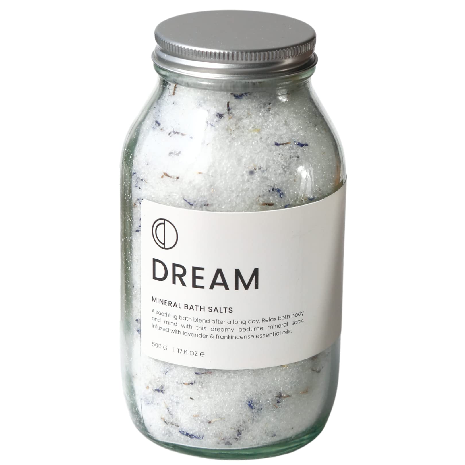OCTŌ Dream Lavender + Frankincense | Mineral Bath Salts. Handmade in London with Epsom Salts and Essential Oils. 500g