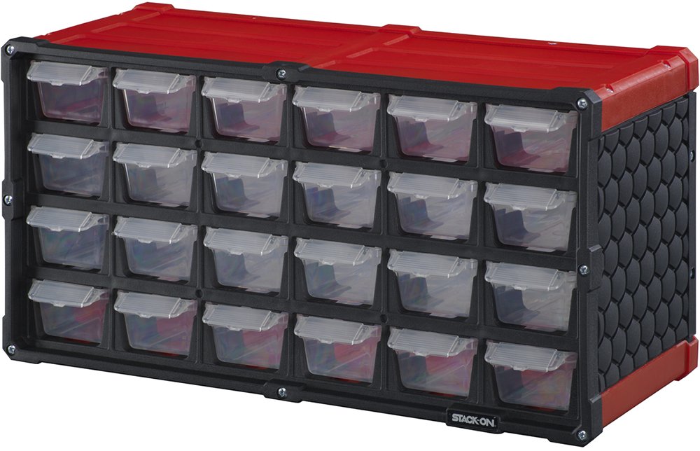 Scr 18 18 Drawer Storage Cabinet Red Amazon In Home Improvement