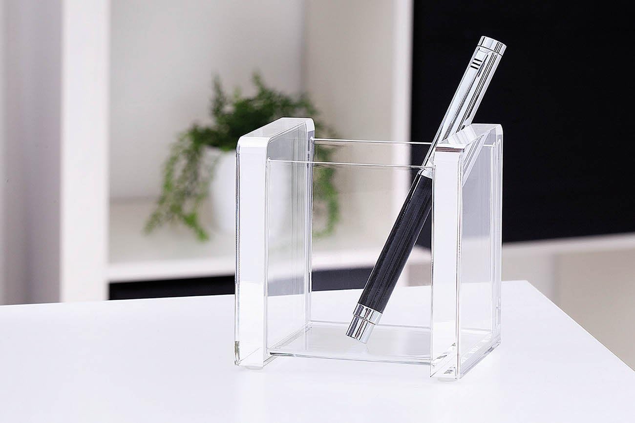 Wedo Crystallic Transparent Acrylic Crayon Jar - Image 4