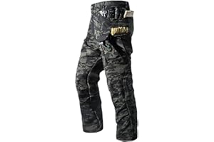 Cargo Pants for Men Winter Fleece Lined Stretch Tactical Work Trouser with Multiple Pocket Waterproof Hiking Pant