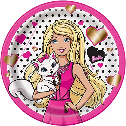 Barbie Dessert Plates, 8ct