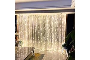 10x10ft Led Curtain String Lights USB Fairy Lights Curtain for Bedroom Wedding Party Festive Season Propose Marriage Window C