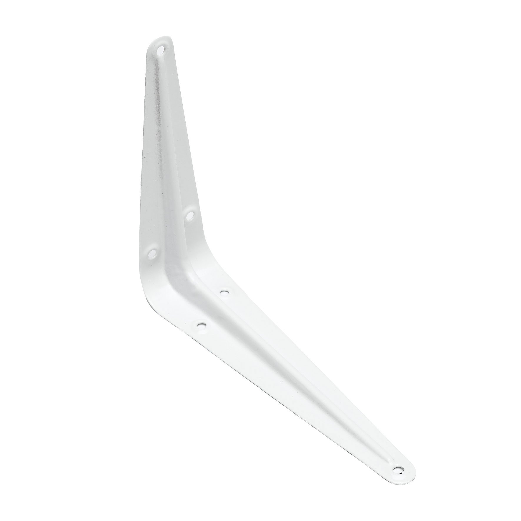 Merriway® BH01195 (20 Pcs) London Style Shelf Brackets, White 300 x 250 mm (12 x 10 inch), Load 20 kilogram - Pack of 20 Pieces