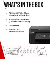 Canon PIXMA G3570 All-in-One MegaTank Printer Copier Scanner WiFi Home view 6