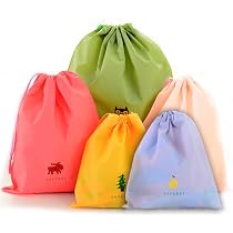 2 Pochettes étanches à Cordon Réutilisables - Sacs De Rangement Imperméables Pour Sport, Plage, Piscine