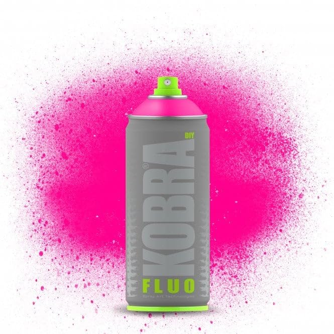 KOBRA HP051 400ml Aerosol Spray Paint - Fluorescent Pink