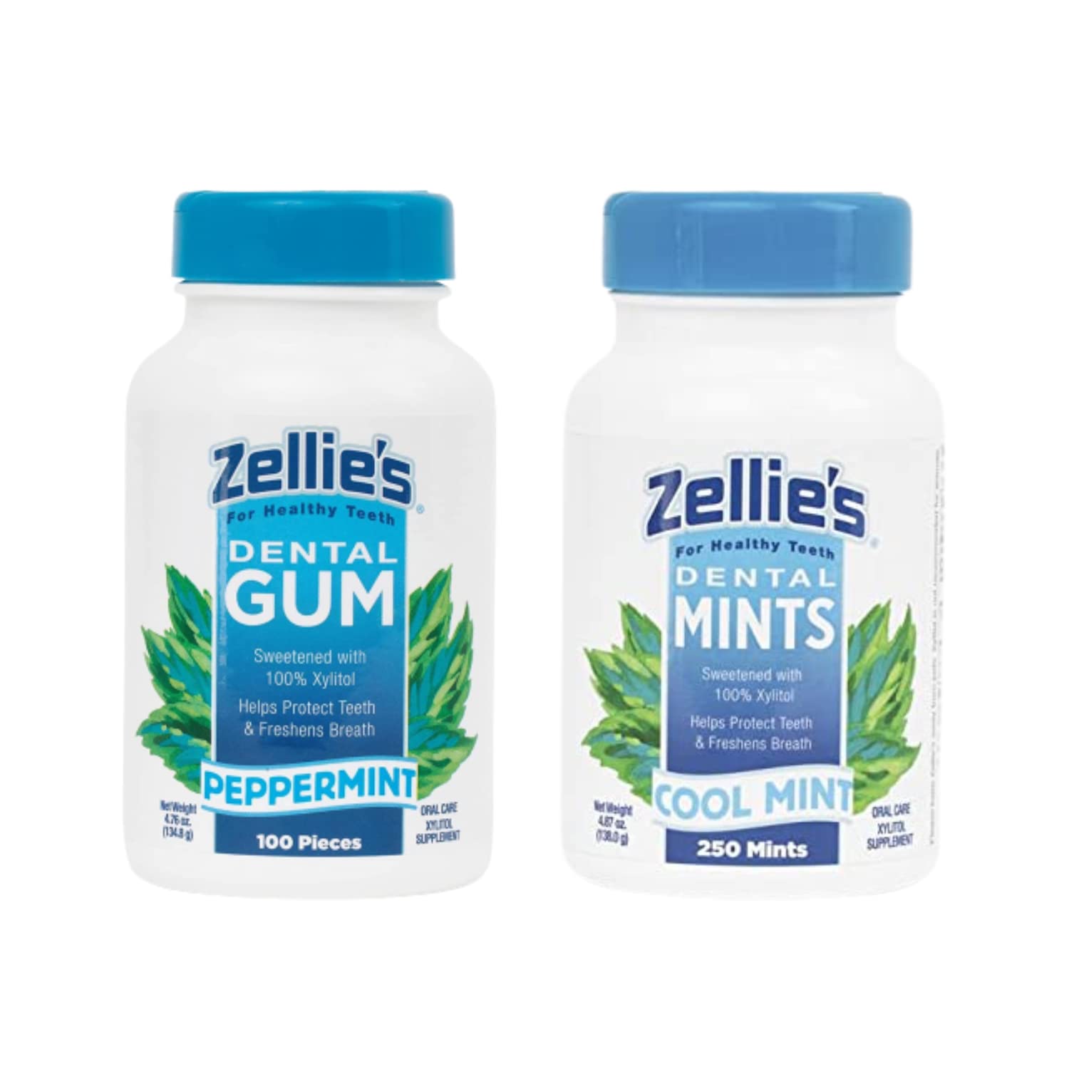 Mua Zellie's | 100% Xylitol Sugar Free Mint and Gum Combo Pack ...