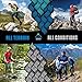 Premium Ultralight Trekking Poles w/ Cork Grips - Your collapsible Hiking / Walking Sticks come with Tungsten Tips and Flip Locks - Enjoy the Outdoors
