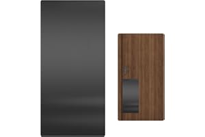 Sanbege Door Scratch Protection Plate 8" x 16", Stainless Steel Push Plate, Self Adhesive Kickplate for Interior, Exterior Do