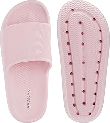 BRONAX Slides for Women Summer EVA Open Toe Pillow