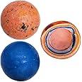 Fruidles JUMBO Psychedelic Jawbreaker with Candy in Center, Boulders Speckled Candy, The Big Bruiser Jawbreaker, Kosher Certified - 2 1/4" Inches (Pack of 2)