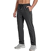 MAGNIVIT Mens Sweatpants with Zipper Pockets Athletic Track Joggers for Men Lightweight Quick-Dry Stretchy Pants for Men