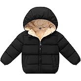 Toddler Baby Hooded Down Jacket Boys Girls Kids Thicken Warm Winter Coat Outerwear 1-7t