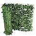 ZENY Artificial Ivy Privacy Fence Screen Fake Leaves Vines Grass Wall, 98''x59'' Privacy Fence Hedges Screen for Patio Garden Balcony Privacy, Decorative Garden Fence