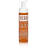 VERB Curl Foaming Gel – Frizz Control Foaming Gel - For Waves, Curls and Coils - Defines + Enhances for Medium Hold – Vegan, 