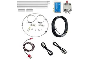 DMGICPRO K-180WLA Active Loop Broadband Receiving Antenna 100kHz-180MHz 20dBi SDR Radio Antenna Loop Small Loop Short Wave Antenna