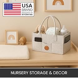 PRIMERA COLLECTIONS - Felt Diaper Caddy Organizer