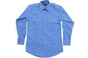 First Class 100% Polyester Long Sleeve Men's Uniform Shirt