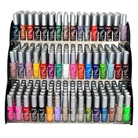 Emori (TM) All About Nail 50 Piece Color Nail Lacquer (Nail Art Brush Style) Combo Set + 3 Sets of Scented Nail Polish Remover - Magical