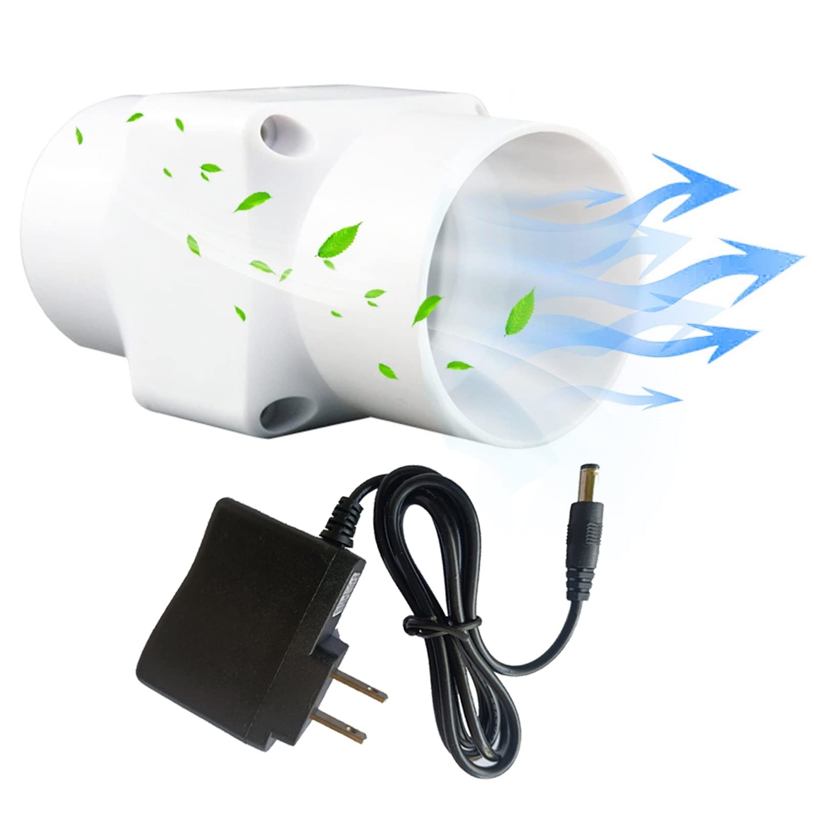 Photo 1 of BiiKoon 2 Inch Duct Fan 12V Inline Vent Fan 6W Bathroom Exhaust Blower Fan 2“/50Mm Air Extractor Fan 22Cfm Ventilation Exhaust Diffuser Fan for Air Heating Cooling Booster Attic Kitchen Grow Tent