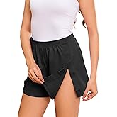 Deyeek Women's Tear Away Shorts Side Split Open Cotton Leg Breakaway Post Surgery Recovery Bottoms