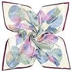 YOUR SMILE Polyester Scarf Women's Fashion Pattern Large Square Satin Headscarf 35''x35'' YOUR SMILE Polyester Scarf Women's Fashion Pattern Large Square Satin Headscarf 35''x35''
