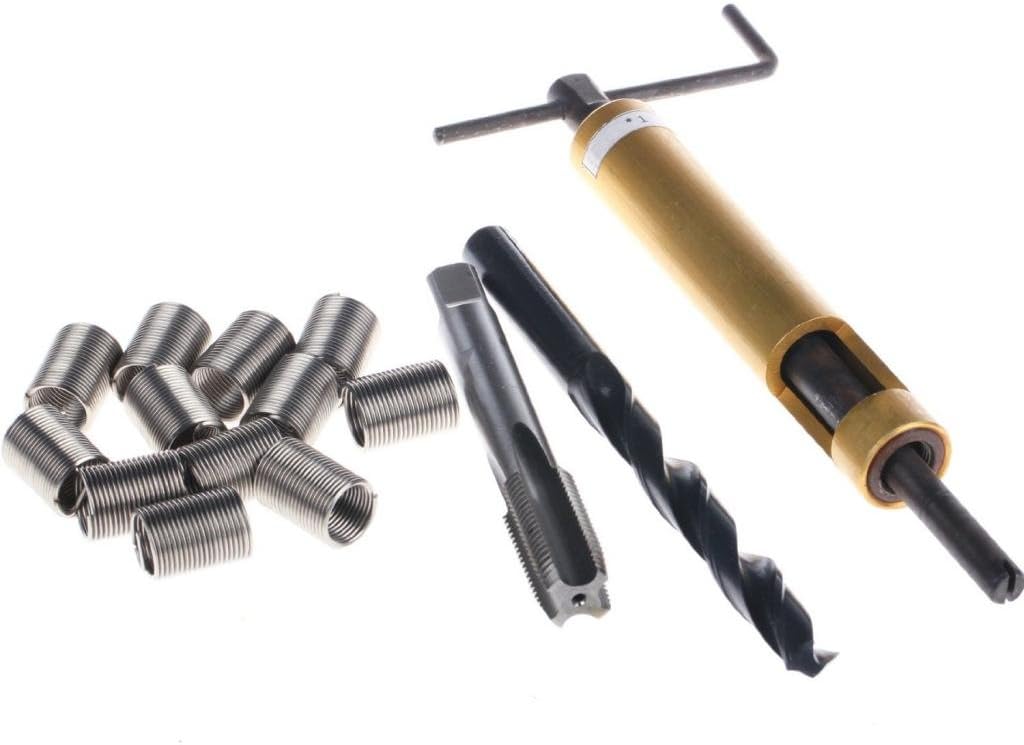 ZFE Helicoil Thread Repair Kit M14X1.5 Drill and Tap Insertion tool
