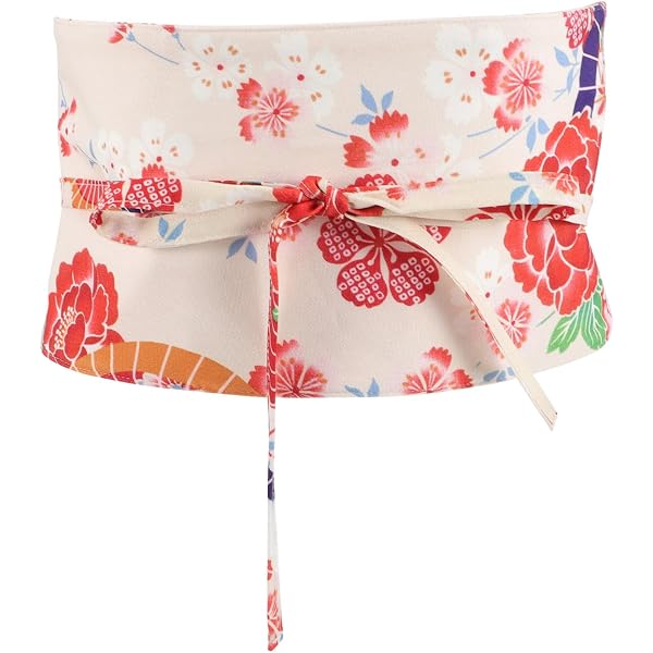 Japanese Yukata Kimono OBI with Tassel Belt Harajuku  display picture 2