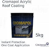 Cromapol Black Acrylic Waterproofing Coating - 5 KG Roof Sealant view 2
