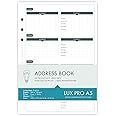 LUX PRO A5 - REFILL PACK - Address Book - LUX PRODUCTIVITY