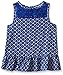 Crazy 8 Girls' Crochet Woven Top with Peplum